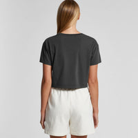 Wo's Faded Crop Tee