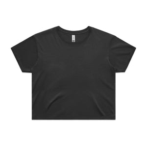 Wo's Faded Crop Tee