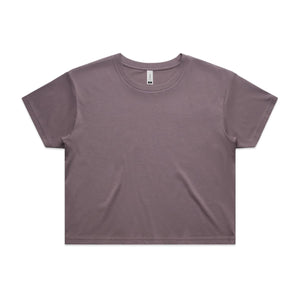 Wo's Faded Crop Tee