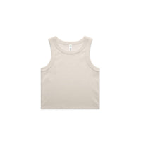 Wo's Organic Rib Crop Tank
