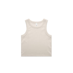 Wo's Organic Rib Crop Tank