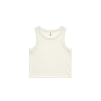 Wo's Organic Rib Crop Tank