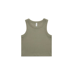 Wo's Organic Rib Crop Tank