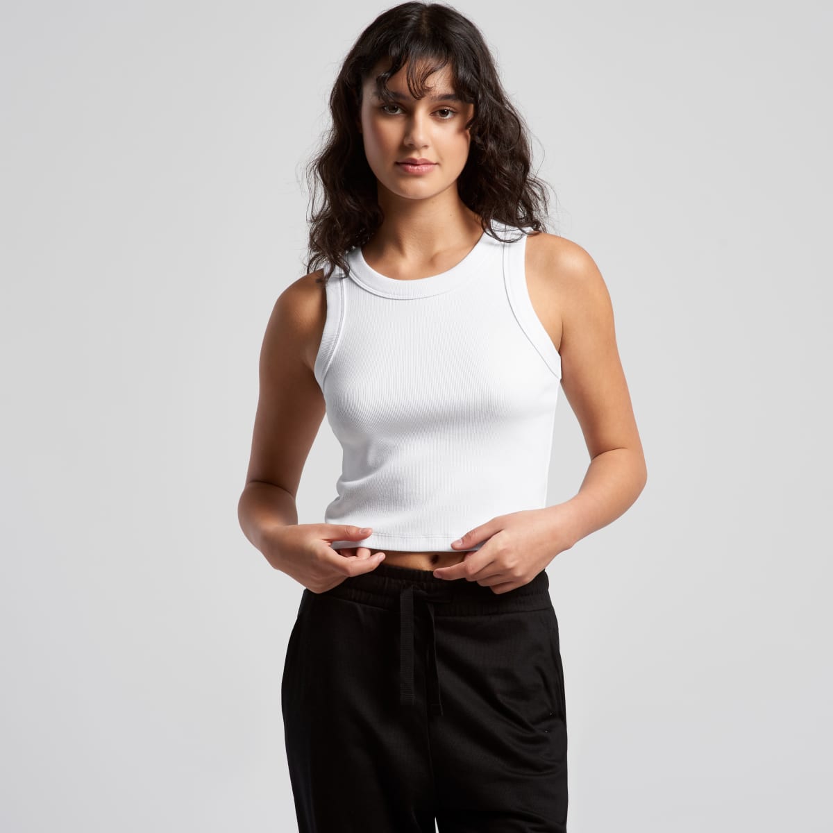 Wo's Organic Rib Crop Tank