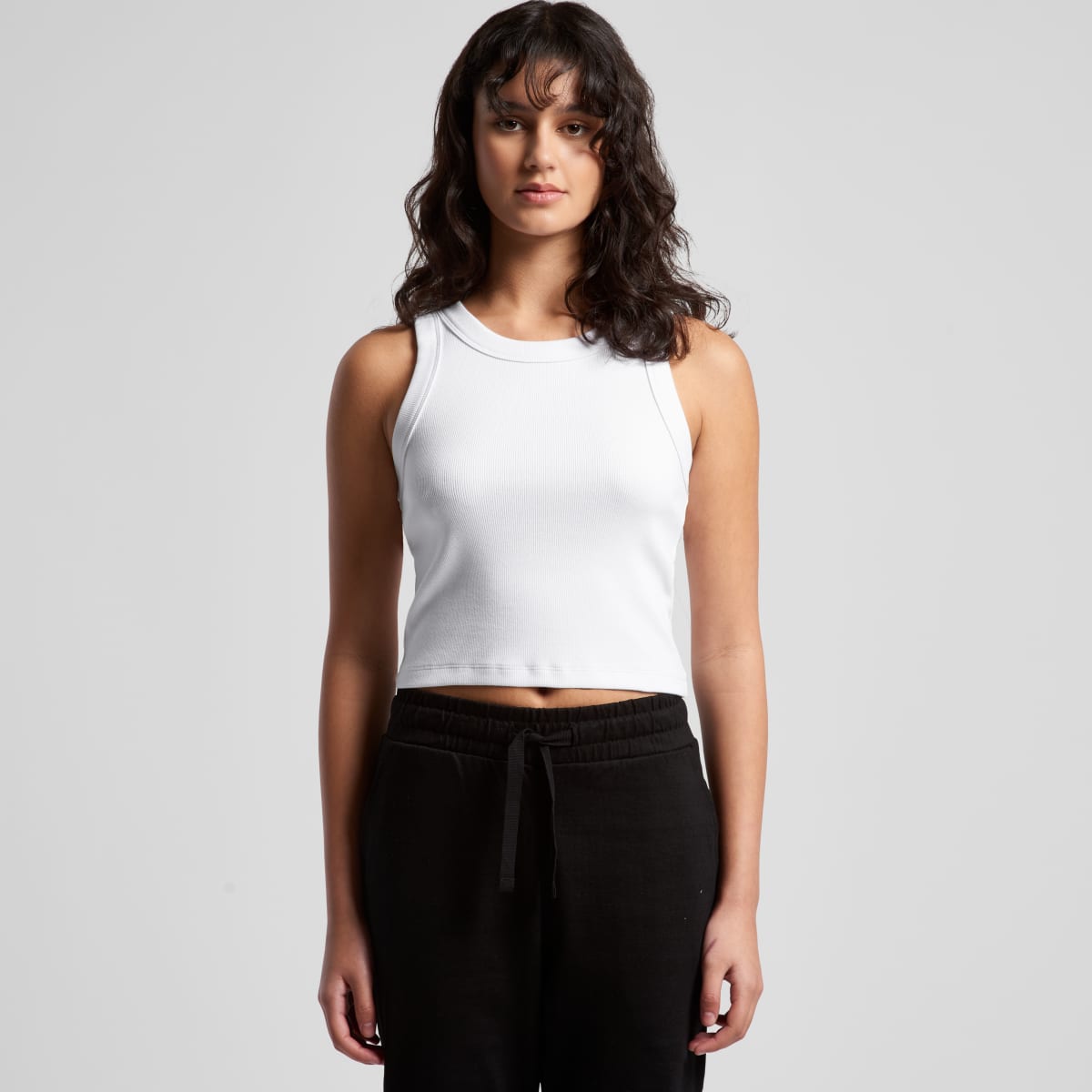 Wo's Organic Rib Crop Tank