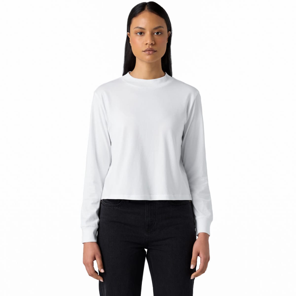 Wo's Mock L/S Tee