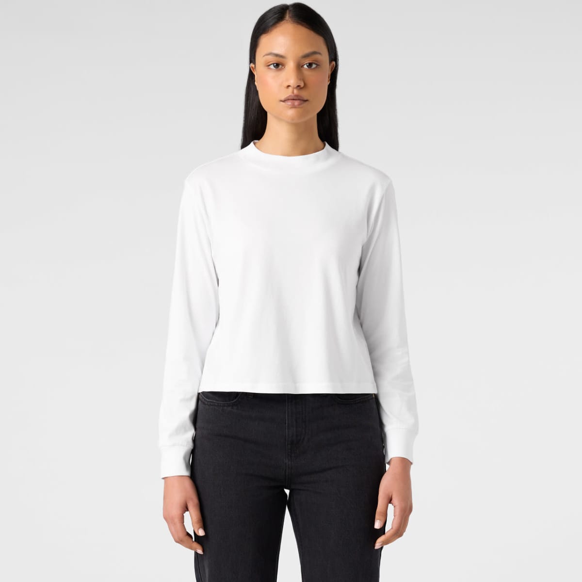 Wo's Mock L/S Tee