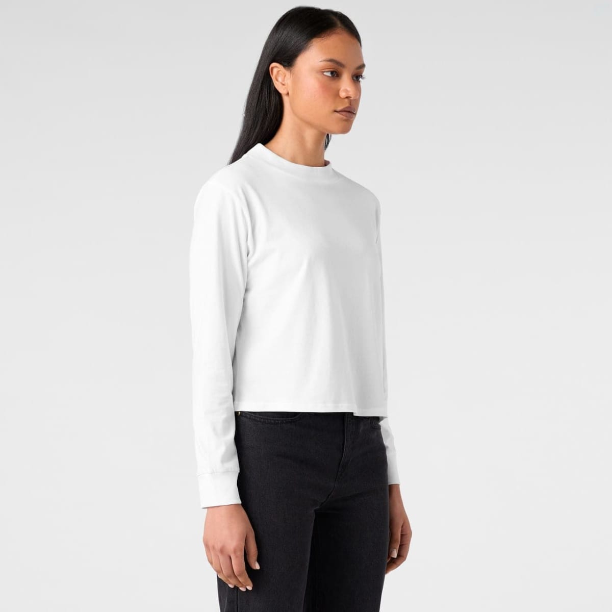 Wo's Mock L/S Tee
