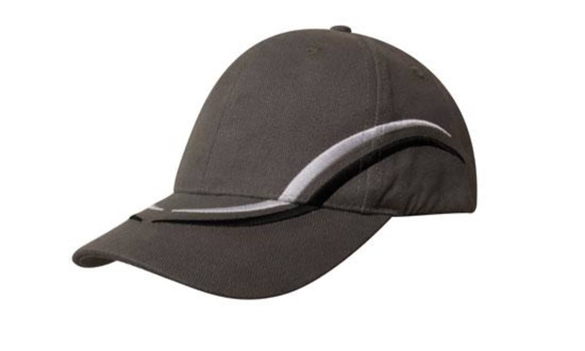 Brushed Heavy Cotton Cap with Curved Embroidery on Crown and Peak