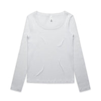 Wo's Organic Rib L/S Tee