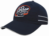 Microfibre Sports Cap with Piping and Sandwich