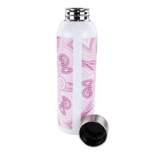 Guzzle Stainless Sports Bottle with Rotary Digital Print - 800ml