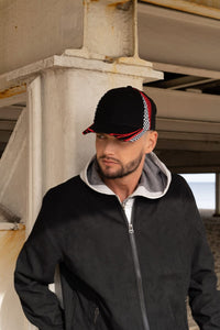 Brushed heavy cotton with embroidery & printed checks