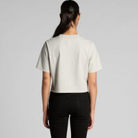 Wo's Heavy Faded Crop Tee