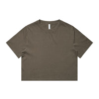 Wo's Heavy Faded Crop Tee