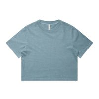 Wo's Heavy Faded Crop Tee