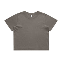 Wo's Heavy Faded Crop Tee