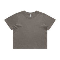 Wo's Heavy Faded Crop Tee
