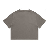 Wo's Heavy Faded Crop Tee
