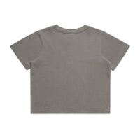Wo's Heavy Faded Crop Tee