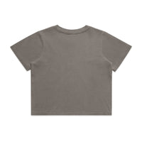 Wo's Heavy Faded Crop Tee