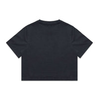 Wo's Heavy Faded Crop Tee