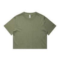 Wo's Heavy Faded Crop Tee