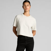 Wo's Heavy Faded Crop Tee