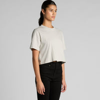 Wo's Heavy Faded Crop Tee