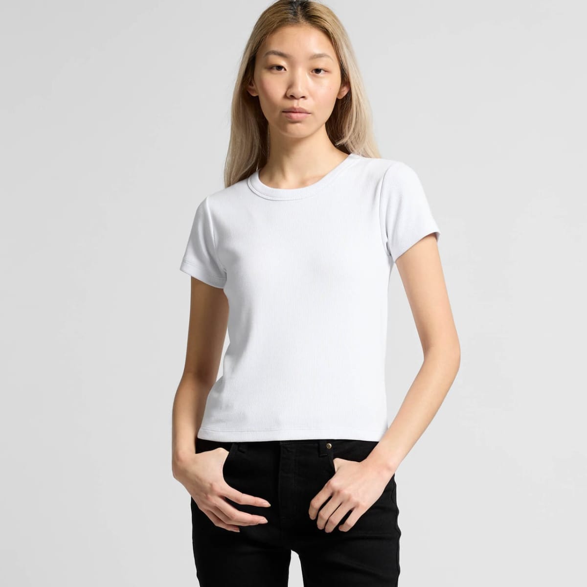 Wo's Organic Rib Tee