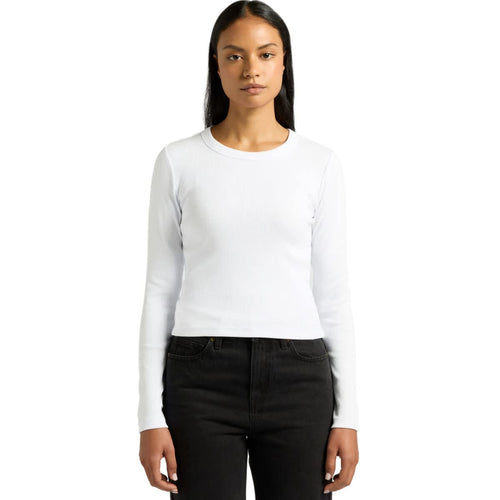 Wo's Organic Rib L/S Tee