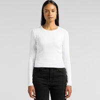 Wo's Organic Rib L/S Tee