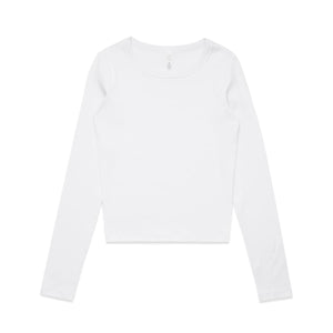 Wo's Organic Rib L/S Tee