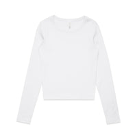 Wo's Organic Rib L/S Tee