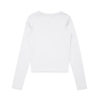 Wo's Organic Rib L/S Tee