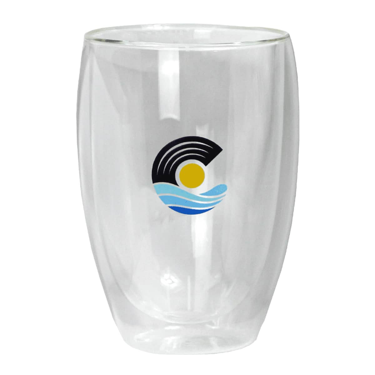 Easton Glass Cup w/ Bamboo Lid 355ml