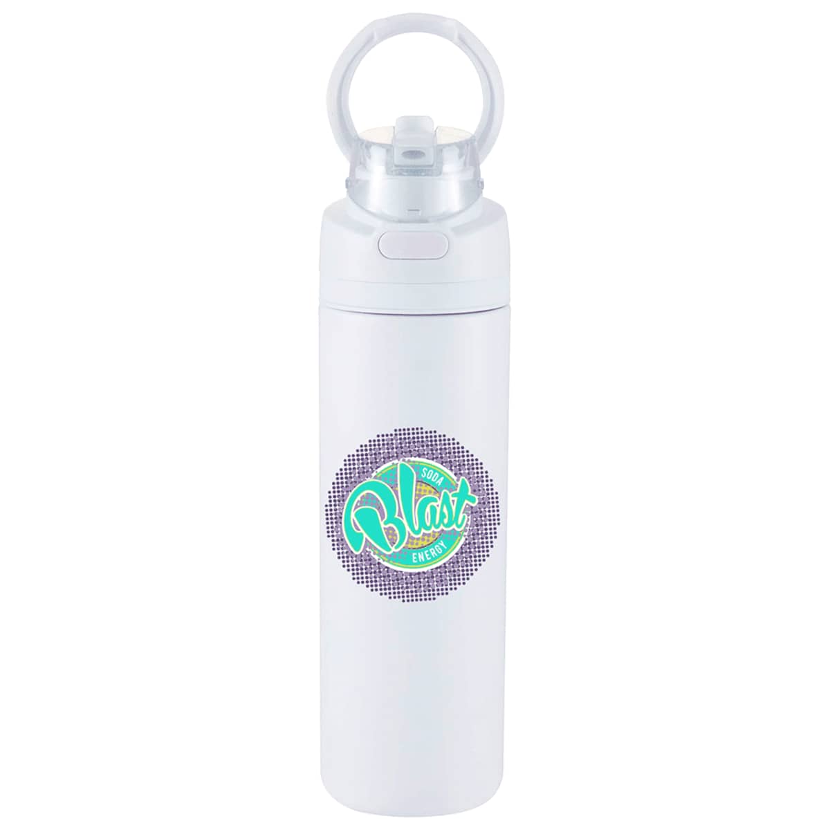 Elvin 900ml Recycled Stainless Flip Straw Bottle