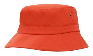Brushed Sports Twill Youth Bucket Hat