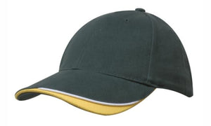 Brushed Heavy Cotton with Indented Peak