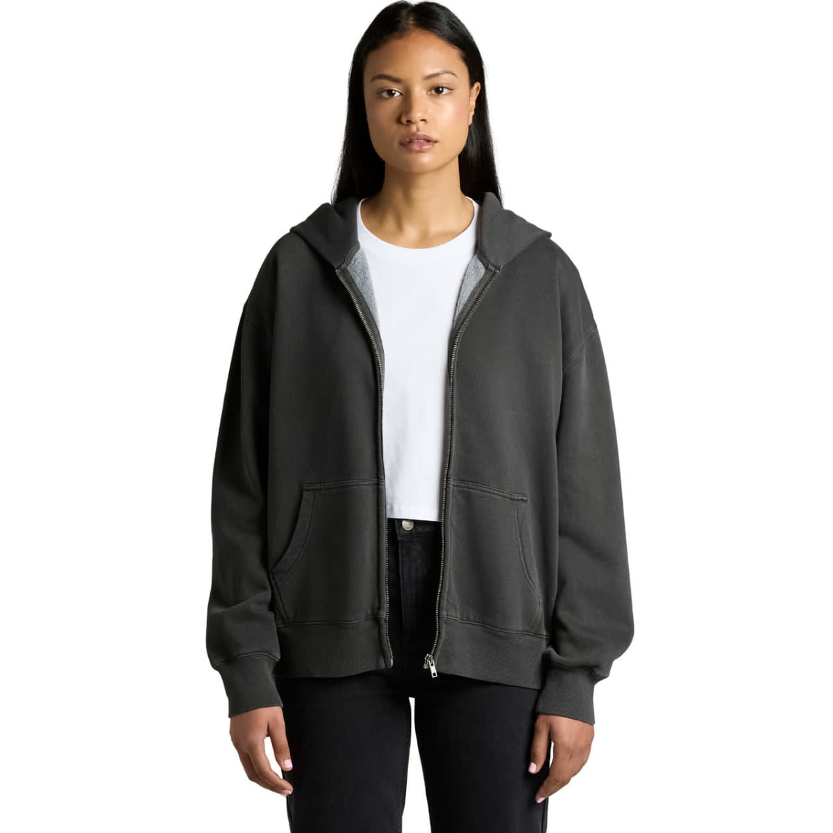 Wo's Relax Faded Zip Hood