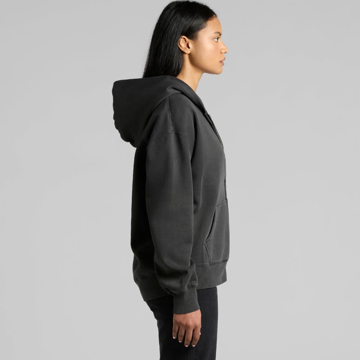 Wo's Relax Faded Zip Hood