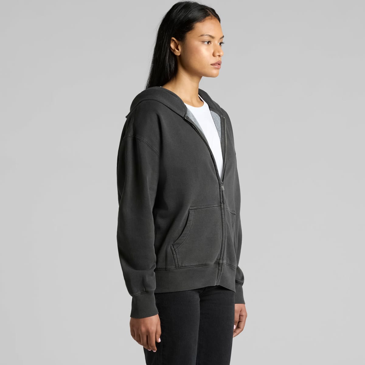 Wo's Relax Faded Zip Hood