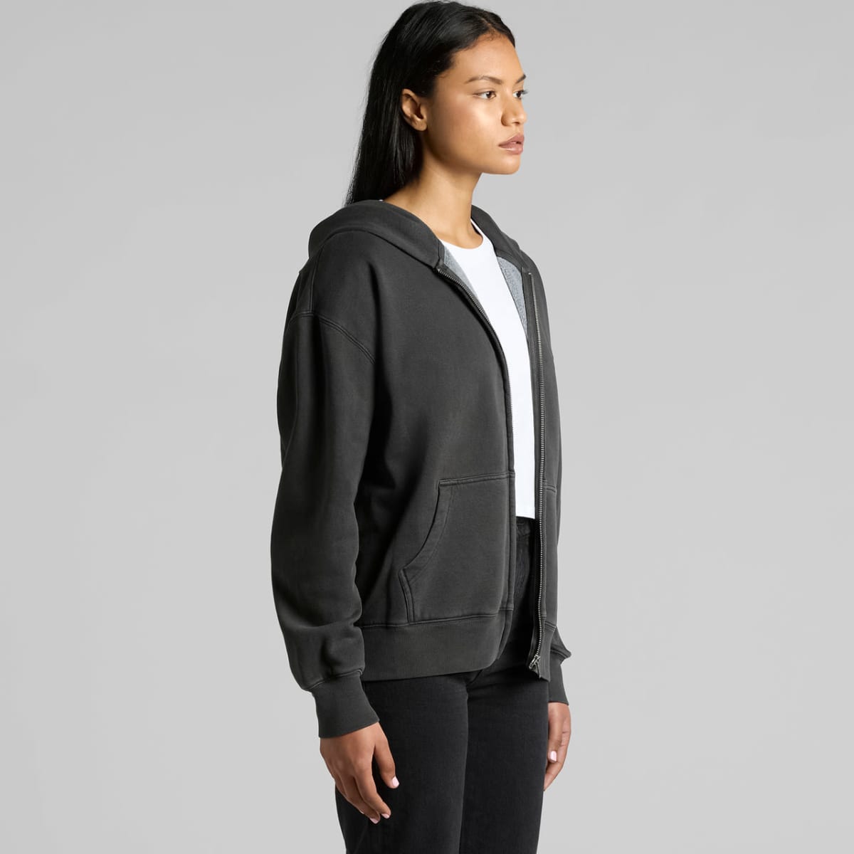 Wo's Relax Faded Zip Hood