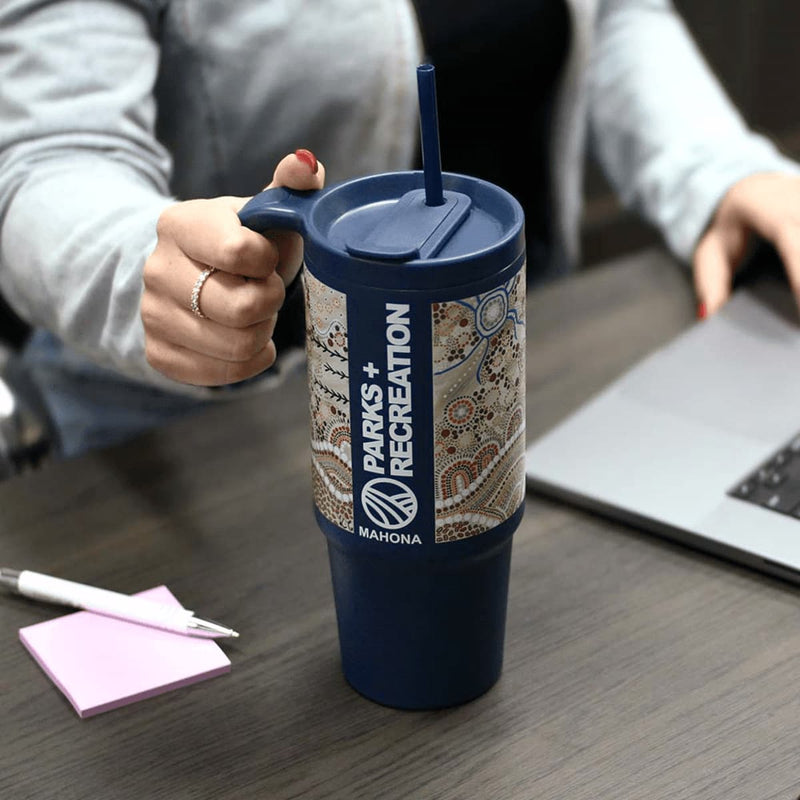 The Tilly Tumbler - Recycled w/ Handle 900ml