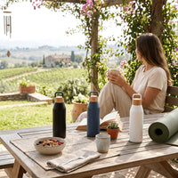 Aspen Recycled Bottle with Bamboo Lid - 1L
