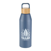 Aspen Recycled Bottle with Bamboo Lid - 1L