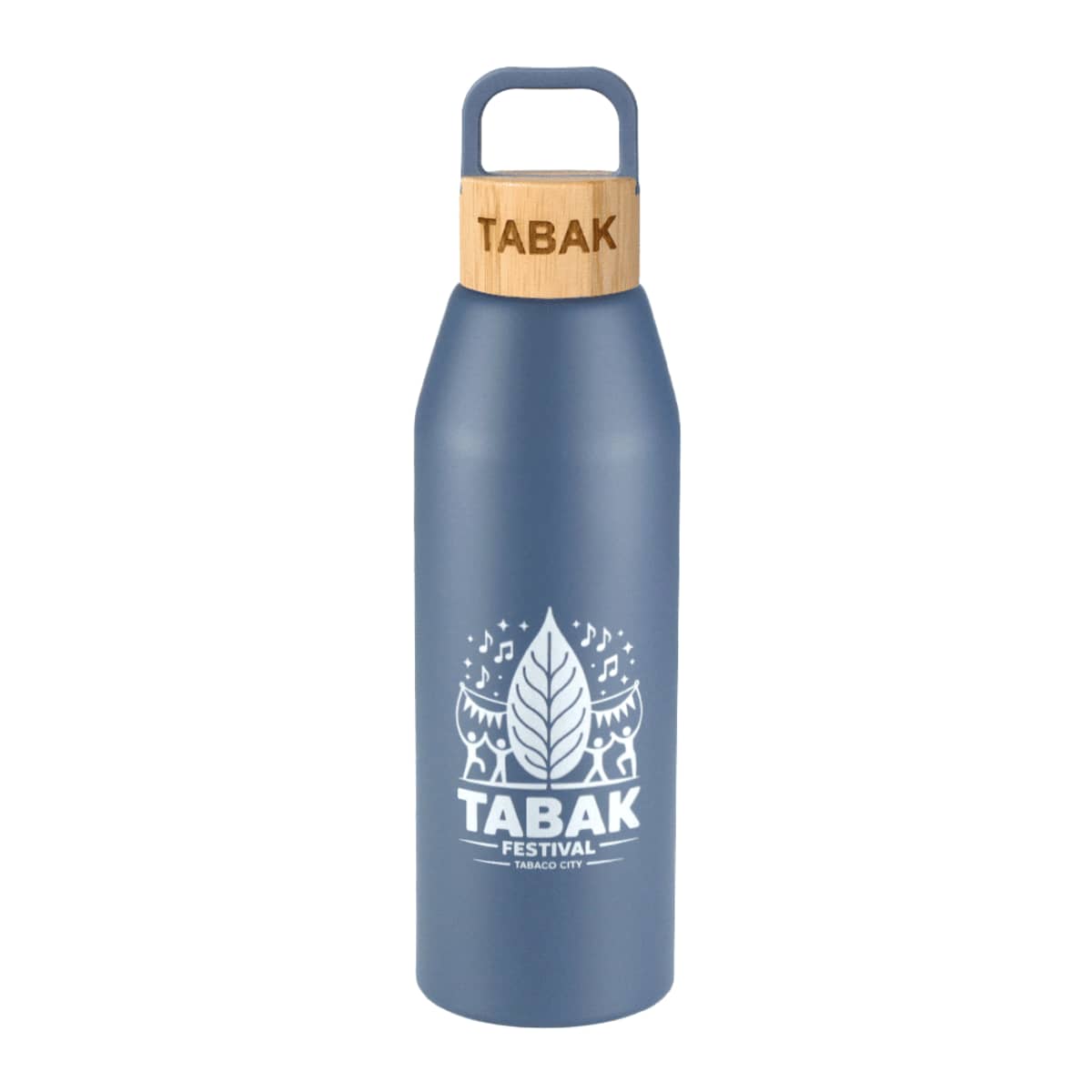 Aspen Recycled Bottle with Bamboo Lid - 1L