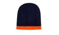 Roll Down Two Tone Acrylic Beanie