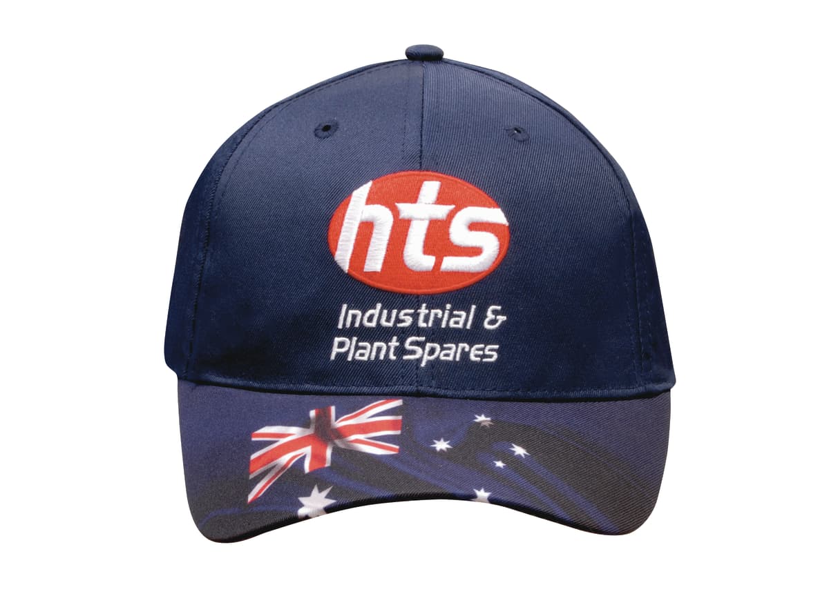 Breathable Poly Twill Waving Flag Cap