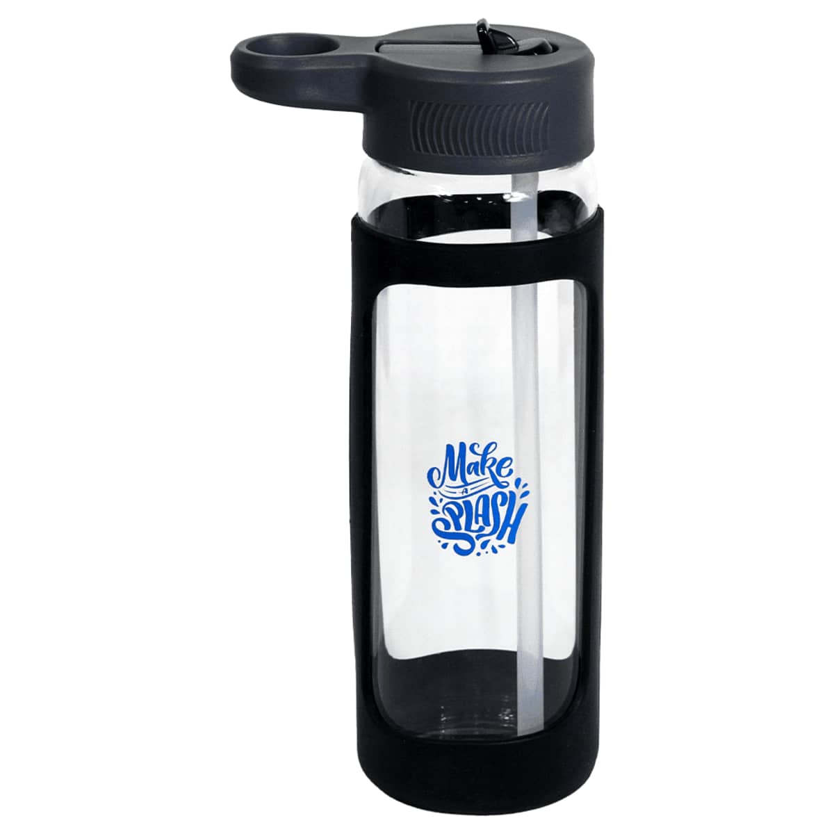 Glass Bottle w/ Silicone Cover 600ml